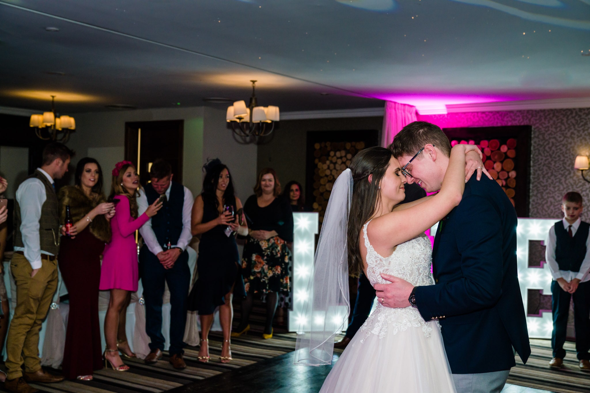 First Dance Photo at Nottinghamshire Golf club