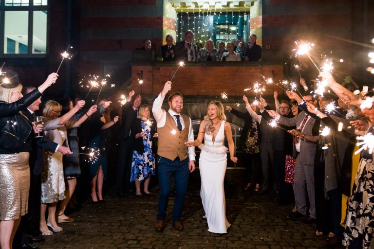 Getting the Perfect Sparkler Wedding Photographs