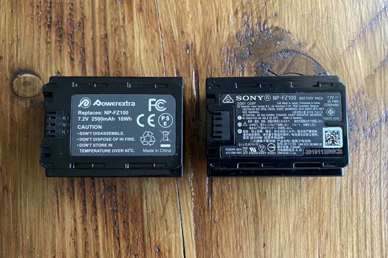 Battery Test for Sony Cameras