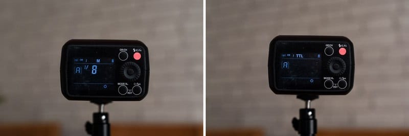 Godox AD200 Rear LCD Display