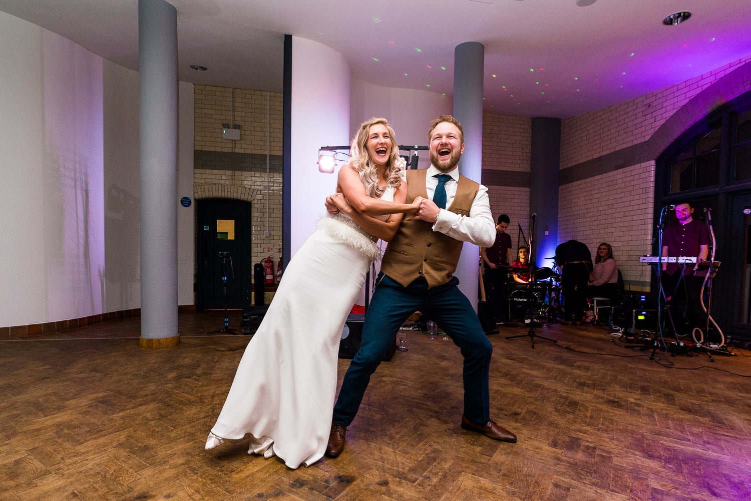 First dance using Godox V1 as bounce flash